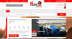 Desktop Screenshot of kasaimoveislitoral.com.br