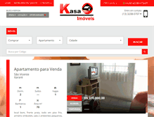 Tablet Screenshot of kasaimoveislitoral.com.br